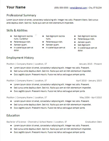 professional skills summary for resume examples