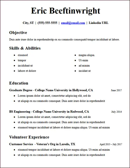 college_education_skills_based_resume_template